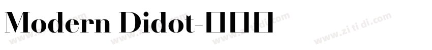Modern Didot字体转换 Modern Didot字体转换